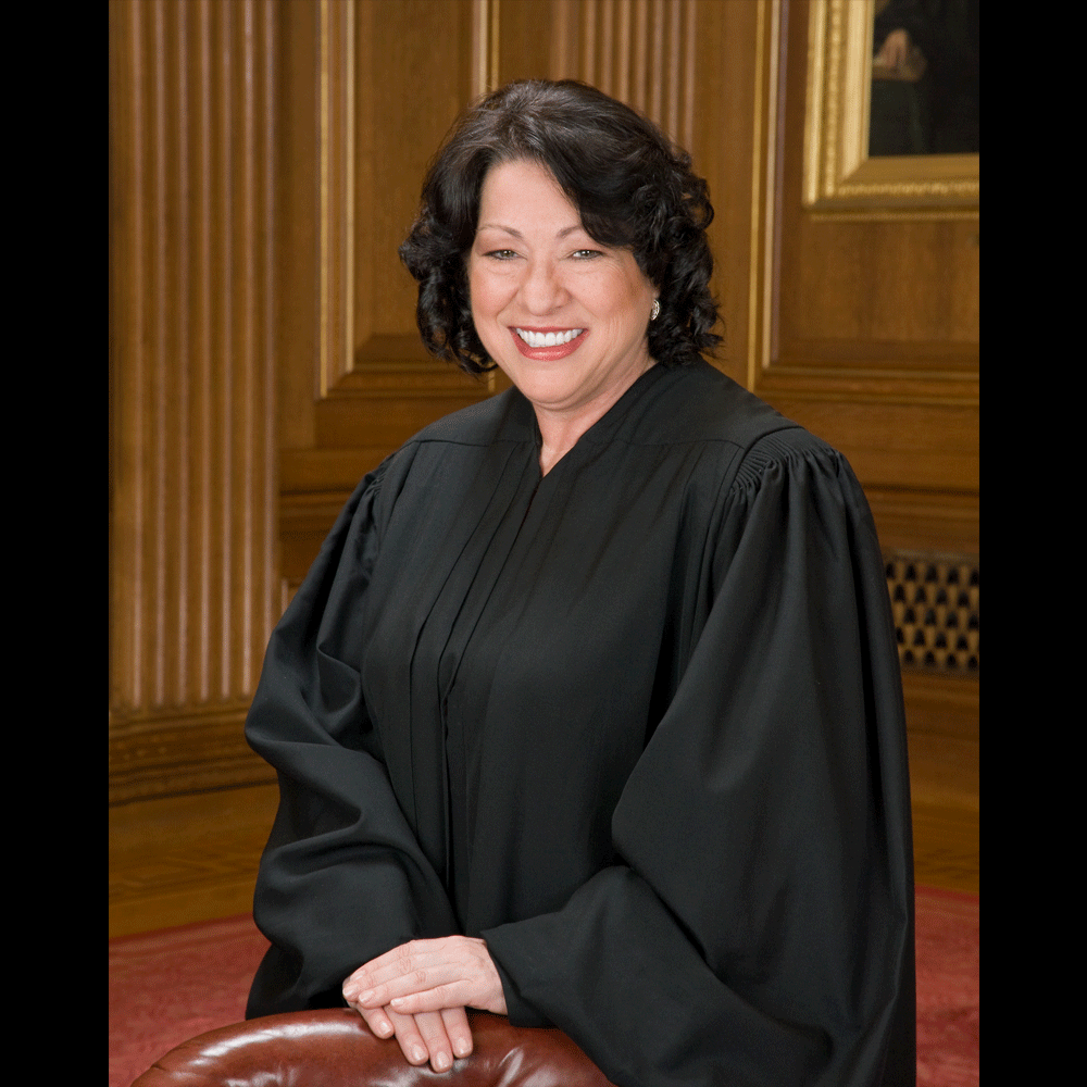 Portrait of Associate Justice Sonia Sotomayor.