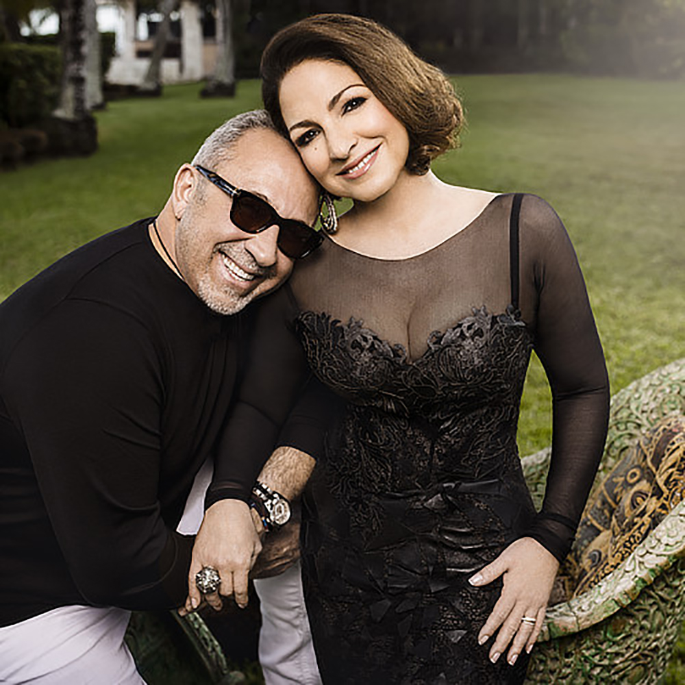 Portrait of Gloria and Emilio Estefan.