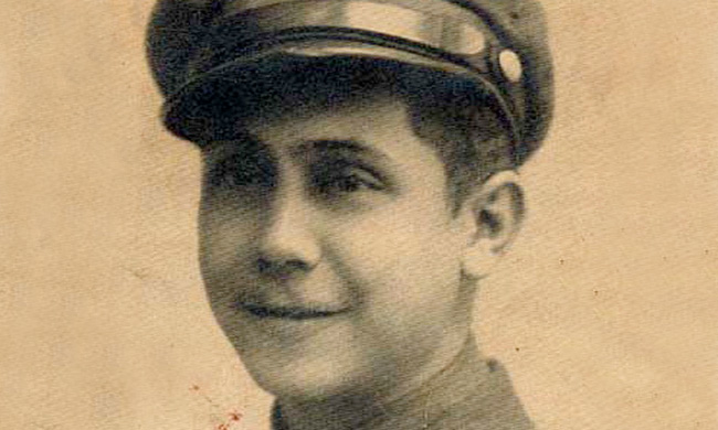 Portrait of veteran Jose Sol, USAAF in uniform.